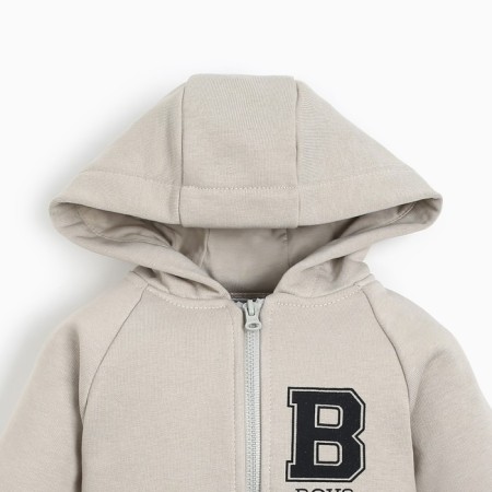Costume: sweatshirt and pants crumb I am Street Style, height 62-68 cm, beige-1