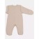 Children's overalls on the Rant Base buttons, with anti-ticaras, seams outward, height 56 ​​cm, light-beige color
