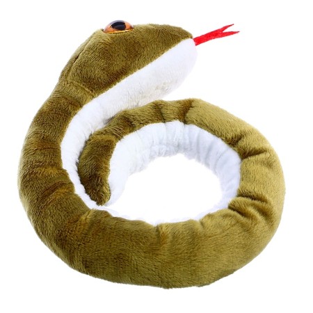 Soft toy "Snake", green color, 40 cm-3
