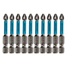 Set of Torsionnaya bits GROSS 11493, steel S2, PH2 x 50 mm, 10 pieces