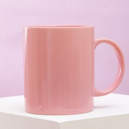 Ceramic mug "Beloved Mom", 300 ml, pink color-2