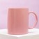Ceramic mug "Beloved Mom", 300 ml, pink color