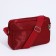 Bag Cross-Bodi with a zipper, red color