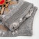 Women's socks with Angora "Dancing Deer", gray color, size 36-40