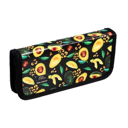Penal 1 section, 90 x 195 x 25 mm, calligrata "Avocado classic", laminated cardboard-2