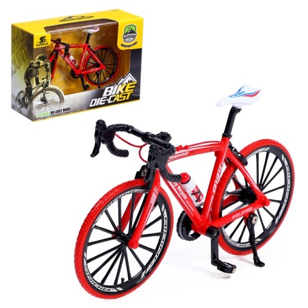 Metal bicycle "Tourist", red color