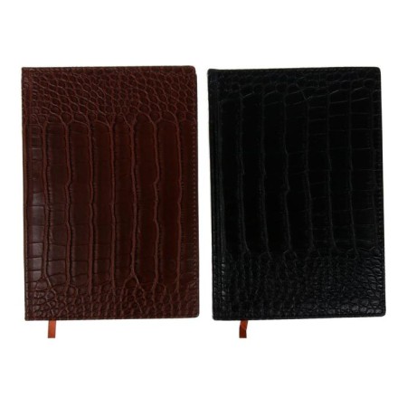 Diary Initiated "Crocodile" A5, 192 sheets in a ruler, PVC cover, mix