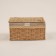 Basket for storing manual weaving with a lid, paper 40x30x21 cm