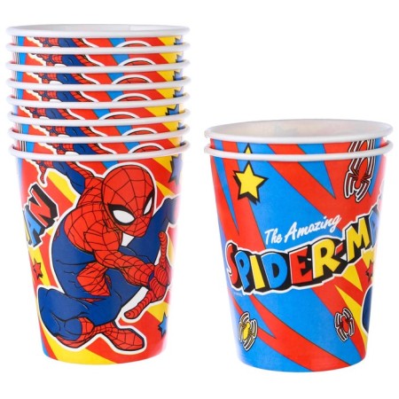Paper glass "Happy Birthday!", 250 ml, Spider-Man-3