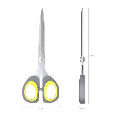 Scissors Erichkrause Titanium, 20.5 cm, handles with anti -slip rubber inserts-8