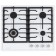 Hon surface Delvento V60V41W011, gas, 4 burners, white