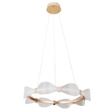Suspended chandelier Arte Lamp Grace A1868SP-1PB, LED, 28 W, 60x60x11 cm, 1400 lm, brass