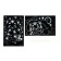 A set of engravings for the New Year "Kitty", 2 pcs, New Year's set for creativity