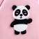Panda doll bag, pink color