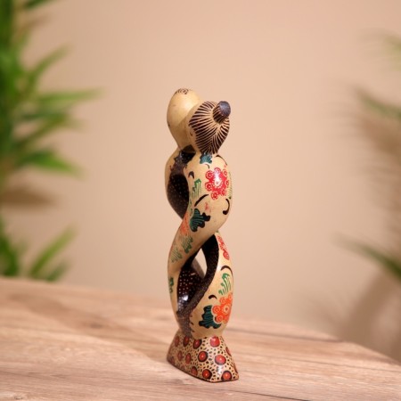 Abstraction "endless love" wood 20 cm-1