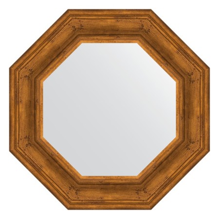 Mirror in the baguette frame, trained bronze 99 mm, 59.2x59.2 cm