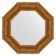 Mirror in the baguette frame, trained bronze 99 mm, 59.2x59.2 cm