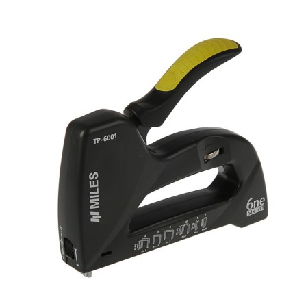 Furniture stapler Miles, 6-14 mm, type 13, 36, 41, 48, 53, 140, plastic case, 6 V 1