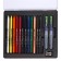 Pencils of watercolor, whole, 12 colors+2 brushes+sharpener, in a metal box wwp-12