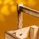 Wooden Kashpo 15 × 12.5 × 9.5 cm "odnushka light", two -string, firing we give beautifully