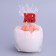Decorative candle "Egg with caviar"