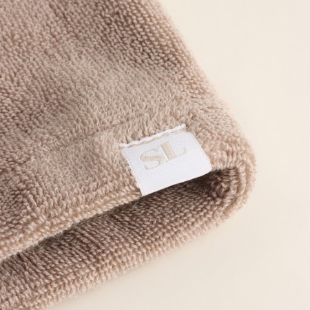 Tainted female bathrobe SL Home: Basic "Sabbia", size XL, 100% cotton, 420 g/m2-10