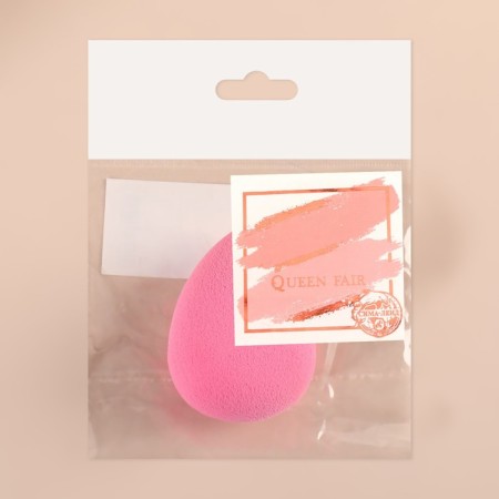 Makeup sponge "drop", 6 × 4.5 cm, color mix-5