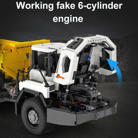 Designer Radio -controlled "Construction truck", 3067 parts, scale 1:17-6
