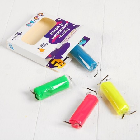 Set for children's modeling "test-plastilin 4 colors"-1
