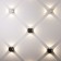 Architectural backlight Elektrostandard, Sube Led 6 W, 65x65x57 mm, IP54, white color