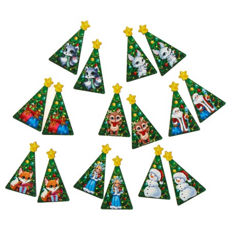 New Year's board game "New Year! Christmas trees "-6
