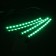 Salon backlight 12 LED-5050, 22 cm, remote control, light music, multicate RGB, 4 pcs