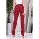 Female trousers, size 42, burgundy color