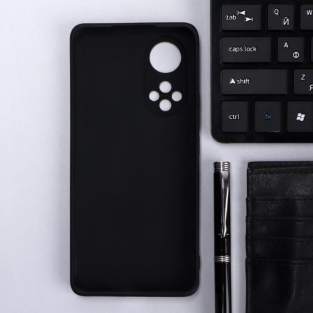 Innovation cover, for Honor 50, silicone, matte, black-1