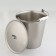 A bucket with a lid, 10 l, d = 26 cm, stainless steel