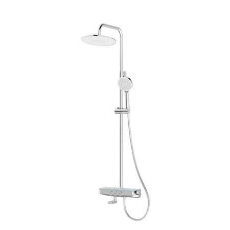 Shower system IDDIS SheLFY SheSBBTI06, tropical shower, shower, brass, chrome