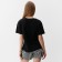 Female-home set (T-shirt, shorts), Black-Timnet strip color, river 42