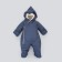 Set for discharge Winter Kinderlitto "Lapland", 5 items, height 56-62 cm, Denim color