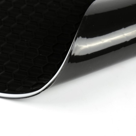 Anti -slip rug 27.5 × 17 cm, honeycomb, black-3
