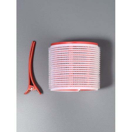Biguida Velcro s/clamp D6.5cm (nab 6pcs price per nab) peach package-2