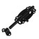 Hager slide Zd-100-kr-S, black matte color