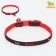 Roger "Jeans" polyester with a bell, 34 x 1 cm, black and red