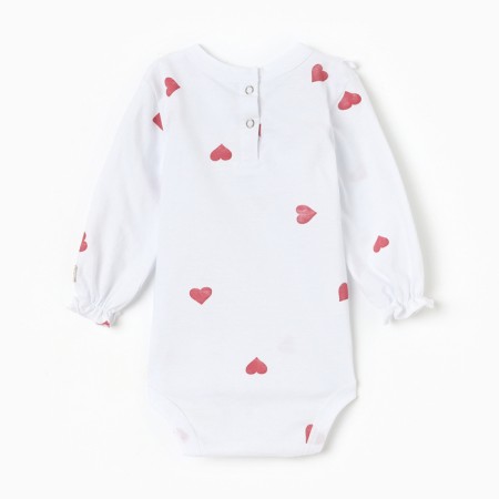 Body baby with minku ruffles, milk color, height 80-86 cm-11