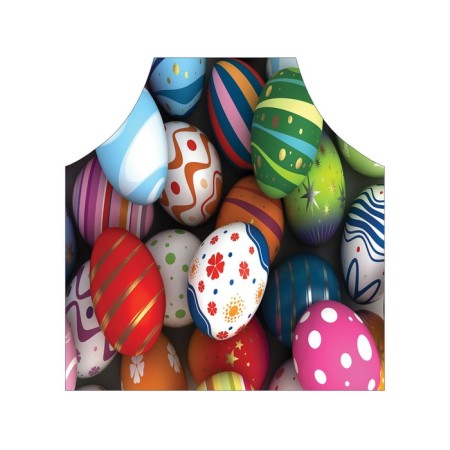 Apron kitchen with a photo print "Easter eggs", adjustable, size OS-2