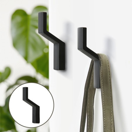 Furniture hook Cappio tranquility, one -rot, black color-6