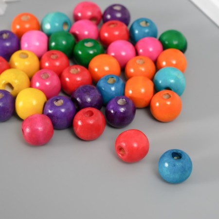 Beads for creativity tree "Balls Color Neon" set 35 pcs d = 1.4 cm-1