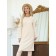 Female dress, size 52, milk color