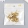 Brads for creativity metal "gold" set 50 pcs 1.9 cm