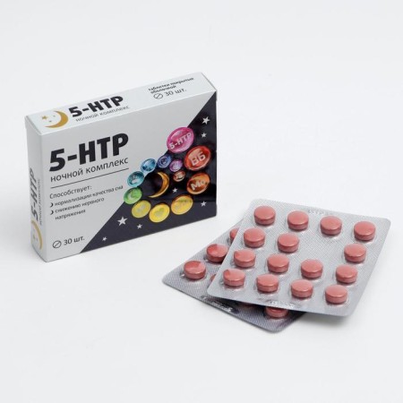 Complex 5-TNTR Night, reduction of nervous stress, normalization of sleep, 30 tablets