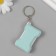 Light light on the ring of "pale blue" shines, flashes, aaah2 pcs 3.7x5.2x1.5 cm